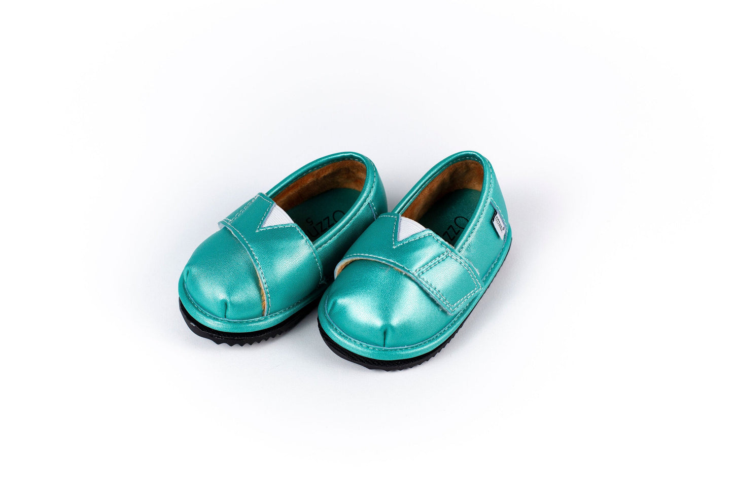 Teal Shoe Top with Velvet Lining