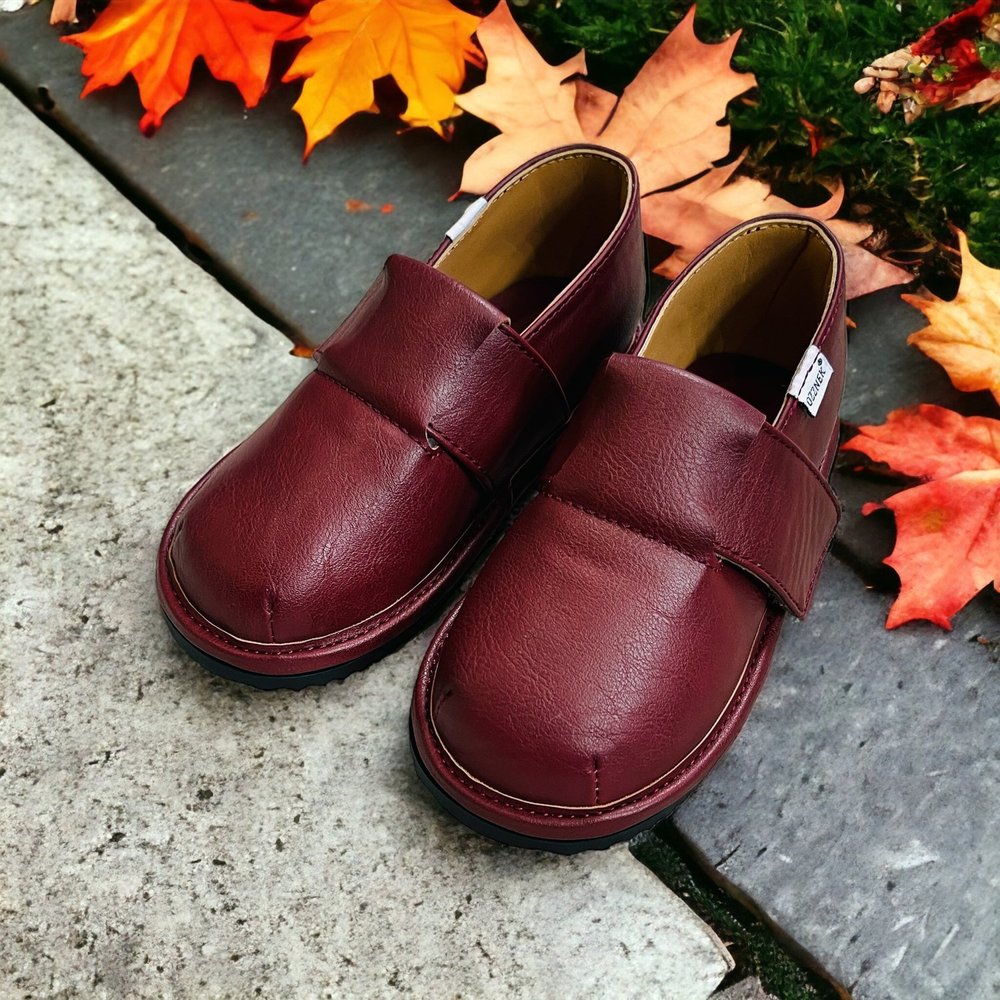 Burgundy Slip-On