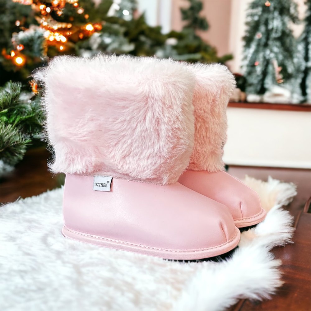 Pink Boot with Velvet Lining